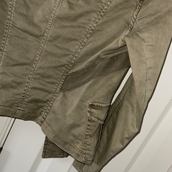 NWOT unique Army Green Anthropology Jacket - Picture 11 of 13